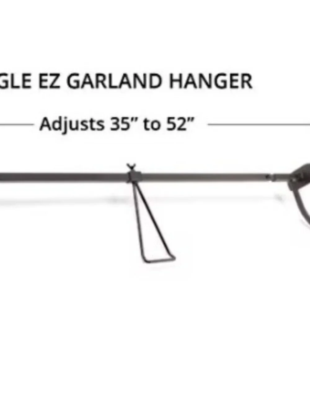 Grandin Road EZ Single Door Bronze Iron Garland Hanger Indoor Outdoor Halloween